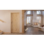 Front-Milieuansicht von Loft Z Kiefer Massivholz Innentür - Radex