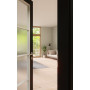 CloseUp-Milieuansicht von GARANT Zimmertür 0901-60 Black Resopal mit Lichtausschnitt LA-3 Sprosse SP10