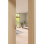 CloseUp-Milieuansicht von GARANT Zimmertür Authentic Sand CPL mit Lichtausschnitt LA-5 bandseitig Sprosse SP10