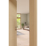 CloseUp-Milieuansicht von GARANT Zimmertür Quer Authentic Sand GCK08 mit Lichtausschnitt LA-5 bandseitig Sprosse SP10