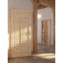 CloseUp-Milieuansicht von Typ 6002-04N Kiefer Massivholz Innentür - Radex