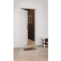 CloseUp-Milieuansicht von CLASSEN Wohnungseingangstür-Set Weiß RAL 9003 CPL 4.1 mit Stahl-Eckzarge und Beschlag