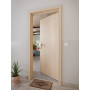 CloseUp-Milieuansicht von WESTAG Wohnungseingangstür Eiche Eleganzia Ei 342 PortaLit CPL