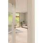 CloseUp-Milieuansicht von GARANT Zimmertür Milano Weißlack mit Lichtausschnitt ML2/1 Sprosse SP1