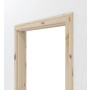 Detailansicht von Innentür-Set Typ 6002 Kiefer Massivholz mit Zarge und Drücker - Radex