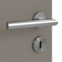 Detailansicht der Oberfläche von Taupe RAL 7048 LA 10 ProLine Lack Innentür - Hörmann