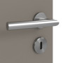 Detailansicht der Oberfläche von Taupe RAL 7048 LA 24 mittig ProLine Lack Innentür - Hörmann