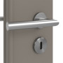 Detailansicht der Oberfläche von Taupe RAL 7048 LA 24 schlossseitig ProLine Lack Innentür - Hörmann