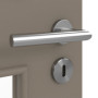 Detailansicht der Oberfläche von Taupe RAL 7048 LA 9 Mattlack ProLine Innentür - Hörmann
