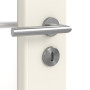 Detailansicht der Oberfläche von Carolina 4 LA ClassicLine Weißlack Innentür - Hörmann