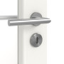 Detailansicht der Oberfläche von Carolina 5 LA 3 Sprosse 2/4 ClassicLine Weißlack Innentür - Hörmann