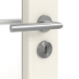 Detailansicht der Oberfläche von Carolina 5 LA Lugano ClassicLine Weißlack Innentür - Hörmann