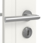 Detailansicht der Oberfläche von Cofi 32 Weißlack RAL 9016 Premium Innentür LA-02
