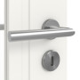 Detailansicht der Oberfläche von Cofi 40 Weißlack RAL 9016 Premium Innentür LA-02