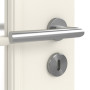 Detailansicht der Oberfläche von Georgia 1 LA Sprosse 2/4 ClassicLine Weißlack Innentür - Hörmann