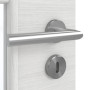 Detailansicht der Oberfläche von GARANT Zimmertür Quer Authentic Grigio GCK08 mit Lichtausschnitt LA-DIN Sprosse SP1