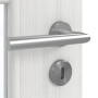 Detailansicht der Oberfläche von GARANT Zimmertür Authentic Grigio CPL mit Lichtausschnitt LA-DIN Sprosse SP10