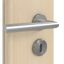 Detailansicht der Oberfläche von GARANT Zimmertür Authentic Sand CPL mit Lichtausschnitt LA-DIN Sprosse SP4
