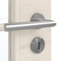 Detailansicht der Oberfläche von GARANT Zimmertür Quer Authentic Perl CPL mit Lichtausschnitt LA-2 Sprosse SP0