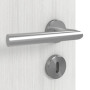 Detailansicht der Oberfläche von GARANT Zimmertür Authentic Grigio CPL mit Lichtausschnitt LA-4 mittig