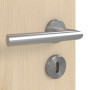Detailansicht der Oberfläche von GARANT Zimmertür Authentic Sand CPL mit Lichtausschnitt LA-5 bandseitig Sprosse SP10