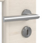 Detailansicht der Oberfläche von GARANT Zimmertür Quer Authentic Perl CPL mit Lichtausschnitt LA-6 Sprosse SP1