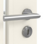 Detailansicht der Oberfläche von CLASSEN Innentür Terra RAL 9010 Weißlack 3.12 mit Lichtausschnitt 