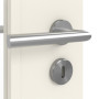 Detailansicht der Oberfläche von CLASSEN Innentür Weiß RAL 9010 CPL 4.2 mit Lichtausschnitt 