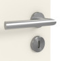 Detailansicht der Oberfläche von CLASSEN Innentür Weiß RAL 9010 CPL 4.5 mit Lichtausschnitt 