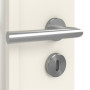 Detailansicht der Oberfläche von CLASSEN Innentür Weiß RAL 9010 CPL 4.7 mit Lichtausschnitt 