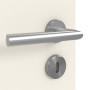 Detailansicht der Oberfläche von GARANT Zimmertür-Set Weißlack RAL 9010 CPL mit Zarge und Drücker