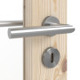 Detailansicht der Oberfläche von Innentür-Set Typ 6002-LA Kiefer Massivholz mit Zarge und Drücker - Radex