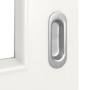 Detailansicht der Oberfläche von Carolina 2 LA 2 Sprosse 2/3 ClassicLine Weißlack Schiebetür - Hörmann