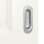 Detailansicht der Oberfläche von Carolina 2 ClassicLine Weißlack Schiebetür - Hörmann