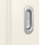 Detailansicht der Oberfläche von Carolina 4 ClassicLine Weißlack Schiebetür - Hörmann
