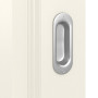 Detailansicht der Oberfläche von Carolina 5 LA 1 ClassicLine Weißlack Schiebetür - Hörmann