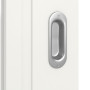 Detailansicht der Oberfläche von Cofi 21 LA-01 Weißlack RAL 9016 Premium Schiebetür