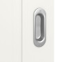 Detailansicht der Oberfläche von Cofi 41 Weißlack RAL 9016 Premium Schiebetür