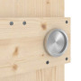 Detailansicht der Oberfläche von Loft Rustic K Fichte Massivholz Schiebetür - Radex