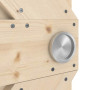 Detailansicht der Oberfläche von Loft Rustic XX Fichte Massivholz Schiebetür - Radex
