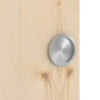 Detailansicht der Oberfläche von Loft Rustic Z Fichte Massivholz Schiebetür - Radex