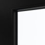 Detailansicht des Lichtausschnitts von Schwarz RAL 9005 LA-11 Lack ProLine Innentür - Hörmann