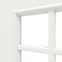 Detailansicht des Lichtausschnitts von Carolina 2 LA 2 Lugano ClassicLine Weißlack Innentür - Hörmann