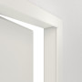 geöffnete Detailansicht von Innentür-Set Cofi 04 reverse Weißlack RAL 9016 mit Zarge und Drücker - Deine Tür