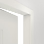 geöffnete Detailansicht von Innentür-Set Cofi 15 reverse Weißlack RAL 9016 mit Zarge und Drücker - Deine Tür