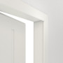 geöffnete Detailansicht von Innentür-Set Cofi 19 reverse Weißlack RAL 9016 mit Zarge und Drücker - Deine Tür