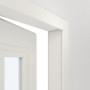 geöffnete Detailansicht von Innentür-Set Cofi 32 LA-02 reverse Weißlack RAL 9016 mit Zarge und Drücker - Deine Tür