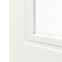 Detailansicht des Lichtausschnitts von Cofi 41 Weißlack RAL 9016 Premium Innentür LA-02