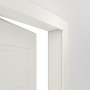 geöffnete Detailansicht von Innentür-Set Cofi 41 LA-02 reverse Weißlack RAL 9016 mit Zarge und Drücker - Deine Tür