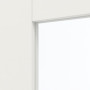 Detailansicht des Lichtausschnitts von Coso 35 Weißlack RAL 9016 Premium Innentür LA-01